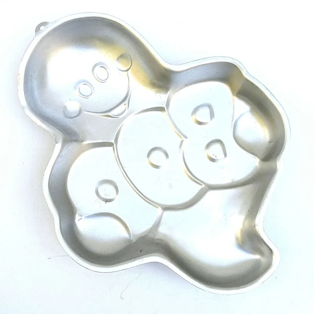 Vintage 1988 Wilton Friendly Ghost Boo Cake Pan Mold Collectible Wilton Cake Pan